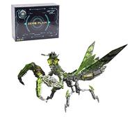 Mantis - Kit puzzle 3D in metallo, oltre 1000 pezzi, insetto meccanico fai da te, in acciaio inossidabile e lega, modello steampunk con luci magnetiche a LED per adulti