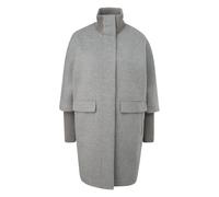 Manto in lana con colletto e maniche a coste donna COMMA Gris 44