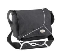 Mantona 111061 - Borsa per fotocamera SLR con pietra lunare, borsa universale, colore: Nero/Bianco
