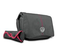 Mantona Cool Bag borsa fotografica nera/rossa
