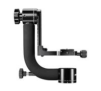 Mantona Gimbal TK-II Stativkopf für Teleobjektiv (Belastbarkeit 8 kg, Gewicht 1,06 kg inkl. Schnellwechselplatte), 20365