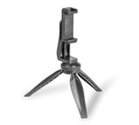 Mantona Kit mini treppiede con supporto per smartphone Stativo da tavolo per video, fotografia e vlogging