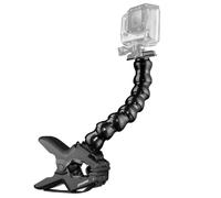 Mantona Maxi Braccio estensibile con morsetto - 200 x 100 x 50 mm - larghezza fino a 5 cm - compatibile con GoPro Hero 11 10 9 8 7 6 5 4 3+ 3 2 1, Session e Action Cam - Video Foto