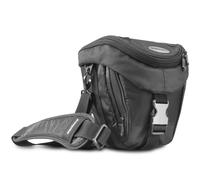 Mantona Premium Colt Borsa per Fotocamere Reflex, Nero/Metallico