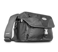 Mantona Neolit II SLR-Kameratasche (mit Regenschutzhülle, Metallschnallen und viel Zubehör) 270033 metallic