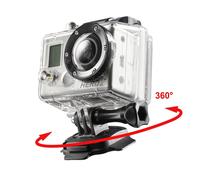 Mantona piastra di montaggio a 360° 3M per GoPro