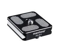 Mantona Schnellwechselplatte "Arca Swiss", 40 mm schwarz