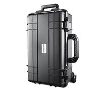 Mantona Trolley protettivo per custodia fotografica da esterno (impermeabile, antiurto, antipolvere, adatto per fotocamere DSLR, action cam GoPro, attrezzatura fotografica e molto altro) nero