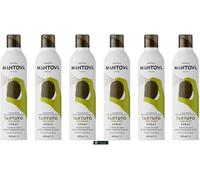 Mantova Olio Extra Vergine di Oliva Spray al Tartufo Nero, 200ml, Confezione da 6 Bottiglie,+ key smarter italy shop service