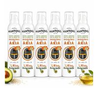 Mantova Olio Spray per Friggitrice ad Aria, Multipack 6×200 ml - Totale 1200 ml, Spruzzino Olio per Friggitrice Aria, Nebulizzatore per Cottura Croccante e Leggera, Sprayleggero