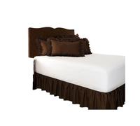 Mantovana Giroletto Matrimoniale,Vestiletto Gonna da letto bianca avvolgente elastica for letto senza superficie del letto Gonne da letto singole/matrimoniali/queen/king size 40 cm Uso domestico in ho