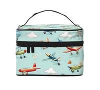 Mantovana per finestra a forma di aeroplani con tasca per asta, tenda oscurante a basso livello per soggiorno, camera da letto, cucina, decorazione 117 x 45 cm