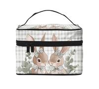 Mantovana per finestra a forma di coniglietto a pois, con tasca per asta, oscurante, a righe, per soggiorno, camera da letto, cucina, 117 x 45 cm