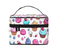 Mantovana per finestra colorata a forma di ciambella con tasca per asta, per dessert, tenda oscurante per soggiorno, camera da letto, cucina, 117 x 45 cm