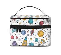 Mantovana per finestra con pianeta dei cartoni animati, con tasca per asta, oscurante, a righe, per soggiorno, camera da letto, cucina, 117 x 45 cm