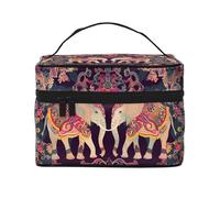 Mantovana per finestra etnica con elefante con tasca per asta, mandala, vintage, oscurante, tenda corta per soggiorno, camera da letto, cucina, decorazione 117 x 45 cm