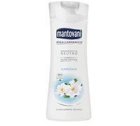 Mantovani - Bagnoschiuma Neutro Ipoallergenico, Fragranza Gardenia, con Vitamina E e Collagene Vegetale, 400 ml