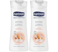 Mantovani - Bagnoschiuma Neutro Ipoallergenico Nutrimento, con Latte di Mandorla, Pelle Nutrita e Coccolata, 400 ml (Confezione da 2)