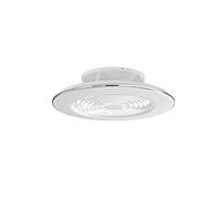 MANTRA ALISIO - Plafoniera con ventilatori per interni a LED, 70 W, ventola da 30 W, dimmerabile 2700 K-5000 K, colore: bianco