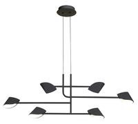Mantra Capuccina lampada sospesa 6x45 W nero 7579
