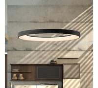 Mantra Iluminación Lampada LED a sospensione intelligente Niseko II, 65 cm, nera, CCT, dimmerabile Mantra Iluminación