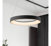Mantra Iluminación Lampada LED a sospensione Niseko II, 38 cm, nera, CCT, dimmerabile Mantra Iluminación