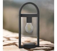 Mantra Iluminación Lampioncino Maya, grigio scuro, IP54, altezza 35,5 cm Mantra Iluminación