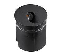Mantra Iluminación. Modello ASPEN Segnalatore da incasso circolare da esterno diametro 8 cm realizzato in policarbonato finitura colore nero sabbia