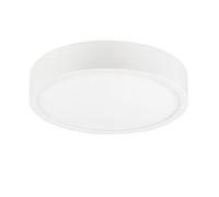 Mantra Iluminación. Modello SAONA. Plafoniera circolare da 17 cm di diametro realizzata in alluminio rifinito in colore bianco opaco. Sorgente luminosa 14 W 1190 lm 4000 K