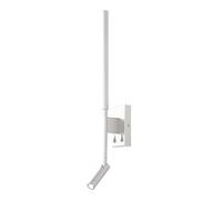 Mantra Iluminación. Modello TORCH Applique da parete realizzata in acrilico finitura in colore bianco sabbia