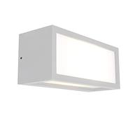 Mantra Iluminación. Modello UTAH Applique da esterno realizzato in alluminio finitura di colore bianco