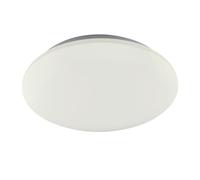 Mantra Iluminación. Modello ZERO E27. Plafoniera da soffitto circolare diametro 36,5 cm in acrilico finitura di colore bianco