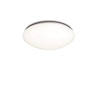Mantra Iluminación. Modello ZERO E27. Plafoniera da soffitto circolare diametro 50 cm realizzato in acrilico finitura di colore bianco