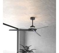 Mantra Iluminación Ventilatore da soffitto LED Brisa nero/legno DC silenzioso 175 cm CCT Mantra Iluminación