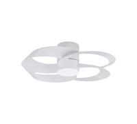 Mantra Iluminación Ventilatore da soffitto LED, colore bianco rosa, motore a corrente continua, Mantra Iluminación