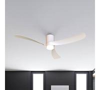 Mantra Iluminación Ventilatore da soffitto LED Nemo II L, bianco, CC, silenzioso, CCT, 132 cm Mantra Iluminación