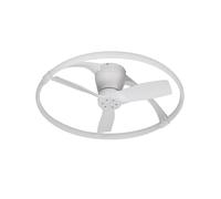 Mantra Iluminación Ventilatore da soffitto LED Nepal Mini, App, bianco Mantra Iluminación