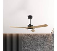 Mantra Iluminación Ventilatore da soffitto LED Thai in legno Motore CC silenzioso Ø 122 cm CCT Mantra Iluminación