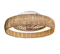 Mantra Iluminación Ventilatore da soffitto LED Kilimanjaro CCT rattan Mantra Iluminación