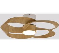 Mantra Iluminación Ventilatore da soffitto a LED rosa legno Motore DC silenzioso Ø 65 cm CCT Mantra Iluminación