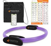 MANTRA SPORTS Cerchio Pilates Ring Fit, Magic Circle Pilates Attrezzi, Ring Pilates per Pavimento Pelvico, Attrezzo Interno Coscia, Attrezzi Pilates per Casa, Anello Pilates, Fitness Attrezzi Casa