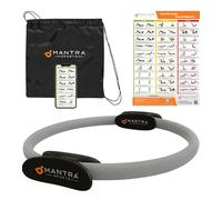 MANTRA SPORTS Cerchio Pilates Ring Fit, Magic Circle Pilates Attrezzi, Ring Pilates per Pavimento Pelvico, Attrezzo Interno Coscia, Attrezzi Pilates per Casa, Anello Pilates, Fitness Attrezzi Cas