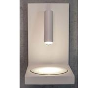 Mantra Iluminación Applique a LED Zanzibar con lampada da lettura, bianco Mantra Iluminación