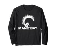 Manu Bay Nuova Zelanda Costa Raglan Maglia a Manica