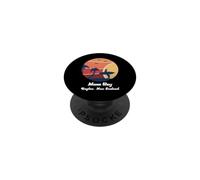 Manu Bay Raglan Nuova Zelanda Surf Vintage Surf Spiaggia Sole PopSockets PopGrip Adesivo