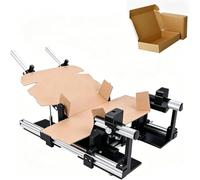 Manual Adjustable Carton Folder, One-Press Creasing Jig for Fast Packaging