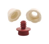 Manual Bottle Opener - Silicone Twist Cap Lid Remover Tool, Built-In Stopper Grip | Rotating Jar and Bottle Opening Gadget for Kitchen Restaurant Camping Travel Picnic Use