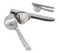 Manual Citrus Juicer - Ergonomic Heavy-Duty Acciaio inossidabile Lemon | Quickly Presses Fresh Limes, Lemons, Arance, And Grapefruits For Home Kitchens, Apartment Bar Setups, Cocktail Party