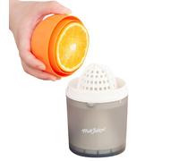 Manual Citrus Juicer - Food Grade Lemon Orange Squeezer Cup | Compact Hand Press for Fresh Juice Cocktail | Easy Clean Non-Electric Fruit Juicing Gadget for Home Outdoor Use