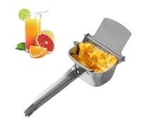 Manual Citrus Juicer - Hand Press Fruit Extractor with Built In Strainer, Easy Clean Kitchen Tool for Oranges Lemons Limes, Fresh Juice Maker for Home and Small Cafes